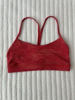 Lululemon Racerback Seamless Red Sports Bra